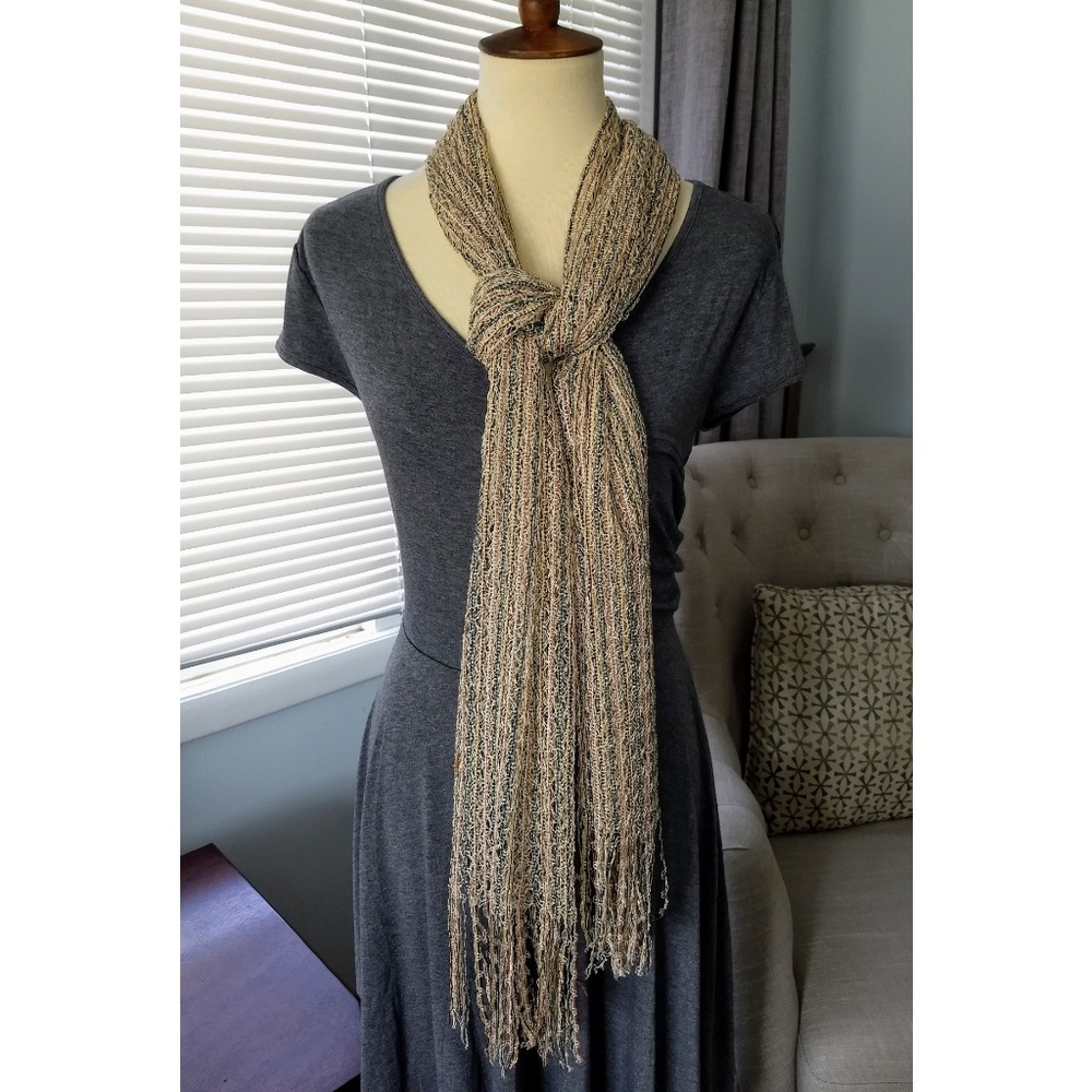 Vintage Wrap/Scarf - woven/mesh multicolored